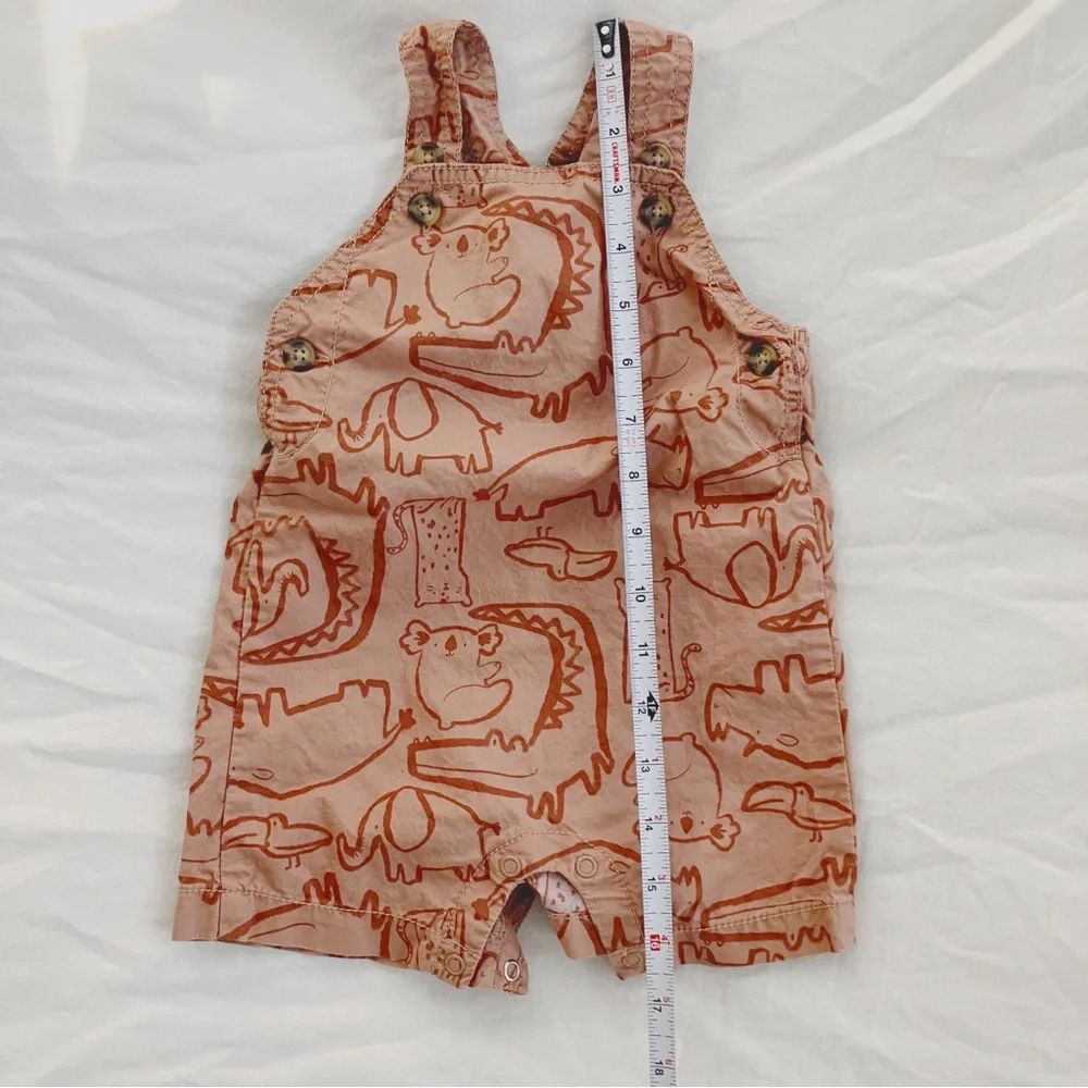 Carter’s • Jungle Zoo Animals in Burnt/Pumpkin Orange - Picture 6 of 10